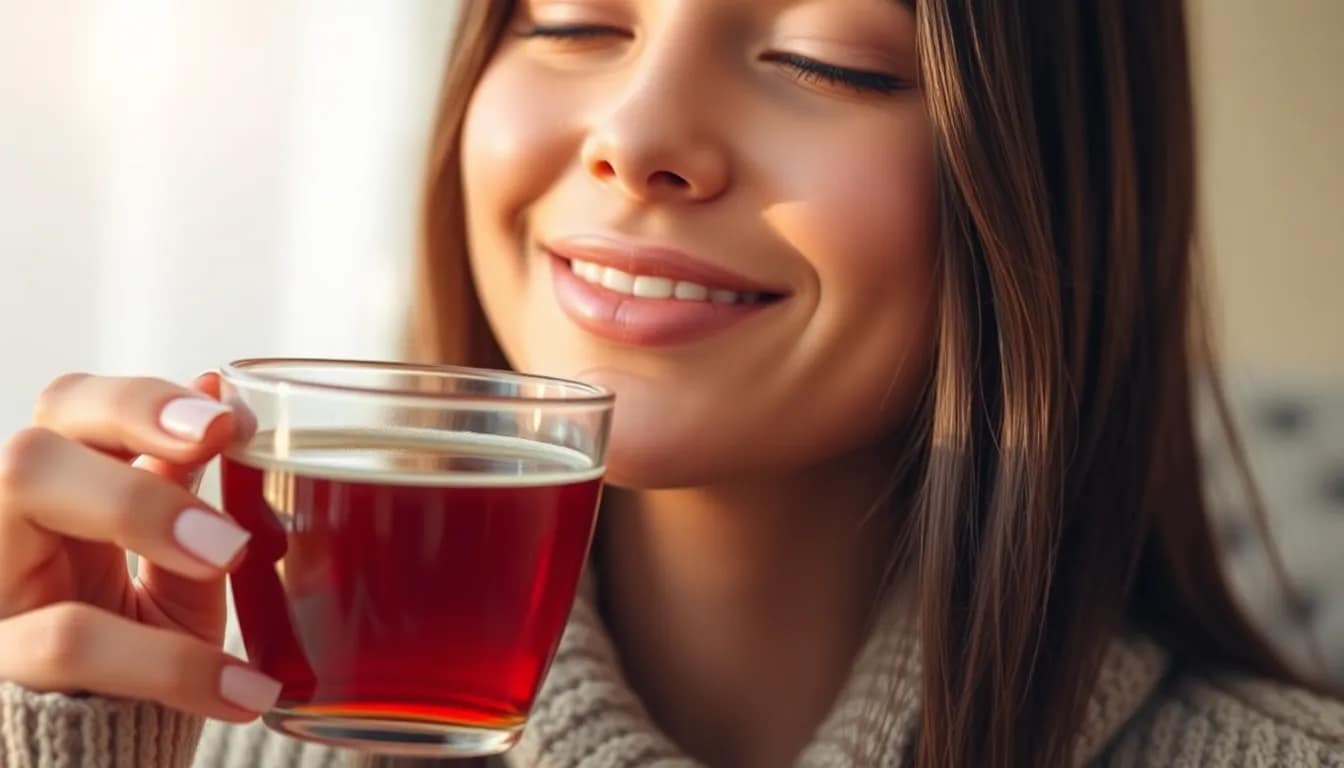 Miracle tea for glowing skin - emphasizing beauty and wellness with a radiant complexion