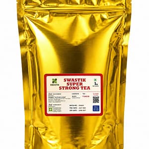 Buy Swastik Super Strong Tea in a 1kg pack for bold, satisfying everyday tea. Ideal for milk tea, offices, cafés, restaurants and bulk use.