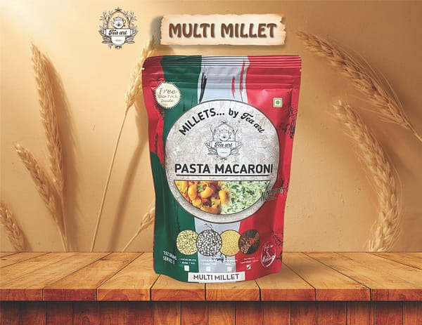teaart Wholesome Multi Millet Pasta teaart Wholesome Ancient Grain Multi Millet Macaroni Pasta